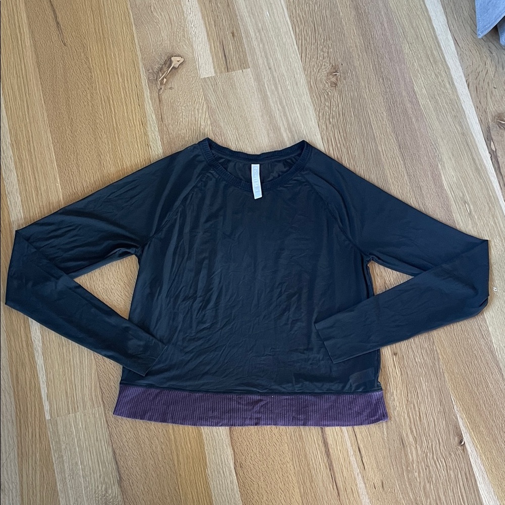 Athleta Women’s Asana Top in Sheer Black
